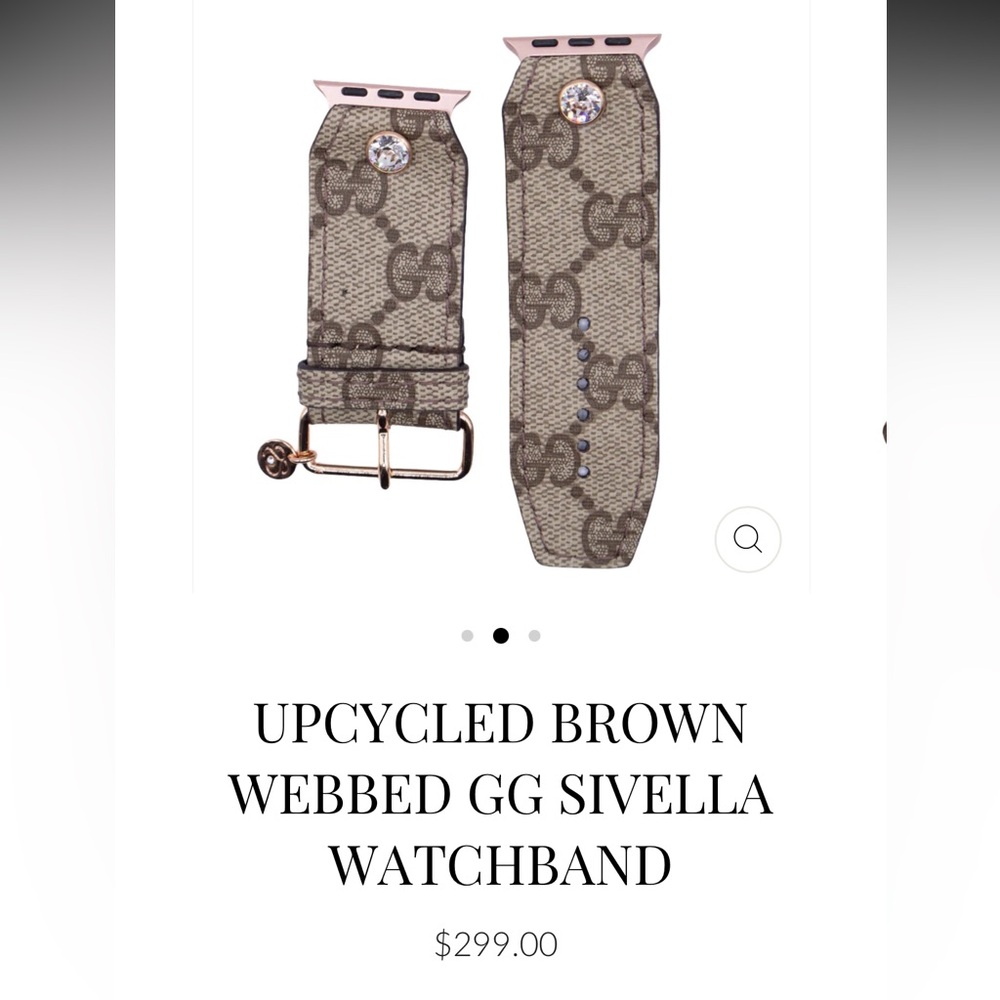 Sparkl Gucci Apple Watch band